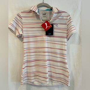 Puma Striped Golf Shirt